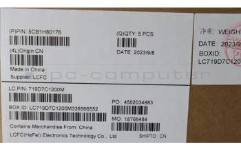 Lenovo 5CB1H80176 Tastatur inkl. Topcase ASM_TC L82TU BU_BK