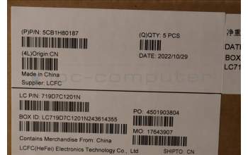 Lenovo 5CB1H80187 Tastatur inkl. Topcase ASM_ENG L82TU IG_IMR