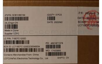 Lenovo 5CB1H80194 Tastatur inkl. Topcase ASM_HIN L82TU IG_IMR