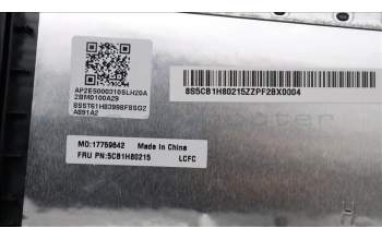 Lenovo 5CB1H80215 Tastatur inkl. Topcase ASM_BUL L82TV BU_BK_TEX