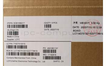 Lenovo 5CB1H80217 Tastatur inkl. Topcase ASM_BEL L82TV BU_BK_TEX