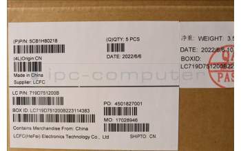 Lenovo 5CB1H80218 Tastatur inkl. TopcaseASM_CZE/SLKL82TVBU_BK_TEX