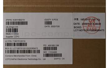 Lenovo 5CB1H80219 Tastatur inkl. TopcaseASM_EUROENGL82TVBU_BK_TEX