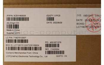 Lenovo 5CB1H80608 Tastatur inkl. Topcase ASM_HIN L82TV IG_IMR