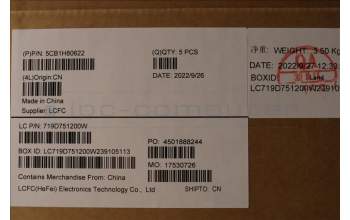 Lenovo 5CB1H80622 Tastatur inkl. Topcase ASM_THAI L82TV IG_IMR