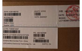 Lenovo 5CB1H80743 Tastatur inkl. Topcase ASM_GRE L82RL FP AG U