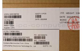 Lenovo 5CB1H80744 Tastatur inkl. Topcase ASM_HBW L82RL FP AG U