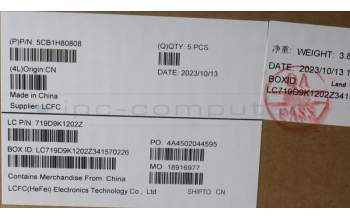 Lenovo 5CB1H80808 Tastatur inkl. Topcase ASM_NORDIC L82RL NFPABU