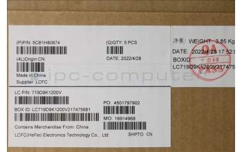 Lenovo 5CB1H80874 Tastatur inkl. Topcase schweiz L82RL NFP AG U