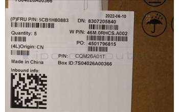 Lenovo 5CB1H80883 Tastatur inkl. Topcase ASM_USA ENG W82R8 SG