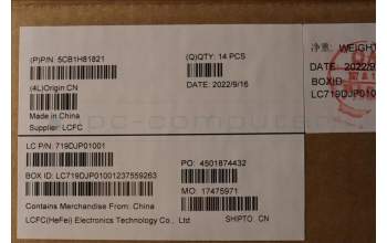 Lenovo 5CB1H81821 COVER, D COVER_UMA_WL_ASSY_GY