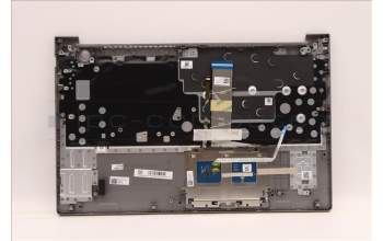 Lenovo 5CB1H88687 C-Cover with keyboard, French, Mineral Grey, Backlight, US