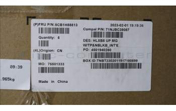 Lenovo 5CB1H88813 Tastatur inkl. Topcase ASM_EURO ENG C21DL MGNBL