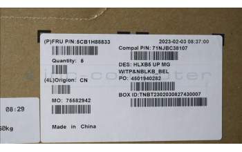 Lenovo 5CB1H88833 Tastatur inkl. Topcase ASM_BEL C21DL MGNBL