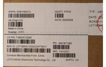 Lenovo 5CB1H92010 Tastatur inkl. Topcase spanisch L82QD FPCG