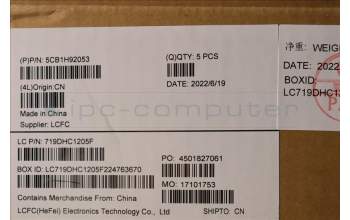 Lenovo 5CB1H92053 Tastatur inkl. Topcase ASM_ENG L82QD NFPAB