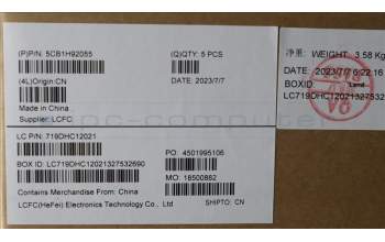 Lenovo 5CB1H92055 Tastatur inkl. Topcase ASM_FRA L82QD NFPAB