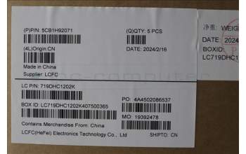 Lenovo 5CB1H92071 Tastatur inkl. Topcase ASM_SLV L82QD NFPAB