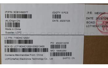 Lenovo 5CB1H92077 Tastatur inkl. Topcase ASM_UK L82QD NFPAB