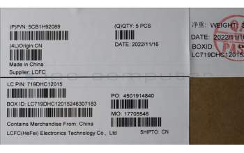 Lenovo 5CB1H92089 Tastatur inkl. Topcase deutsch L82QD NFPCG