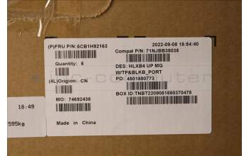 Lenovo 5CB1H92163 Tastatur inkl. Topcase ASM_POR C21DK MGBL