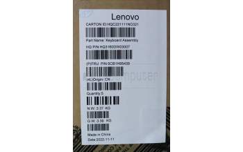 Lenovo 5CB1H95439 Tastatur inkl. Topcase ASM_EURO ENG H STGY DIS