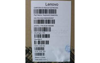 Lenovo 5CB1H95486 Tastatur inkl. Topcase ASM_POR H 82SK STGY UMA