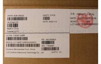 Lenovo 5CB1J00222 Tastatur inkl. Topcase ASM_FRAL82SFFP_AB_BL_ML