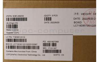 Lenovo 5CB1J00233 Tastatur inkl. Topcase ASM_KORL82SFFP_AB_BL_ML