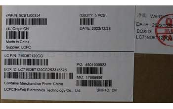 Lenovo 5CB1J00254 Tastatur inkl. Topcase ASM_FRAL82SFFP_AB_BL_PC