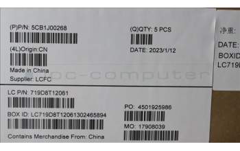 Lenovo 5CB1J00268 Tastatur inkl. Topcase ASM_PORL82SFFP_AB_BL_PC