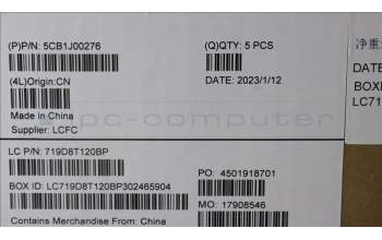 Lenovo 5CB1J00276 Tastatur inkl. Topcase ASM_UKL82SFFP_AB_BL_PC