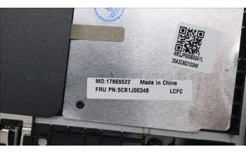 Lenovo 5CB1J00348 Tastatur inkl. Topcase ASM_FRAL82SFFP_CG_BL_ML