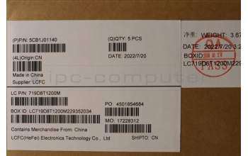 Lenovo 5CB1J01140 Tastatur inkl. Topcase ASM_ARAL82SFFP_SG_BL_ML