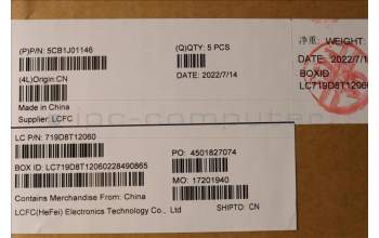 Lenovo 5CB1J01146 Tastatur inkl. TopcaseASM_EUROENGL82SFFPSGBL_ML