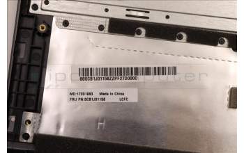 Lenovo 5CB1J01158 Tastatur inkl. Topcase ASM_KORL82SFFP_SG_BL_ML