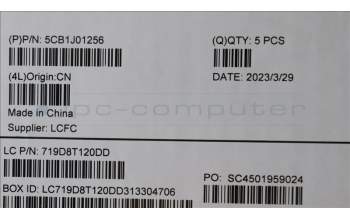 Lenovo 5CB1J01256 Tastatur inkl. Topcase ASM_PORL82SFFP_SG_NB_PC