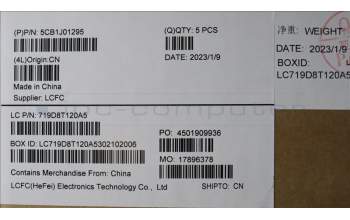 Lenovo 5CB1J01295 Tastatur inkl. Topcase ASM_UKL82SFNF_AB_BL_PC