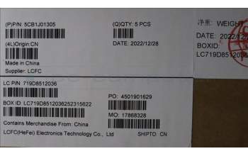 Lenovo 5CB1J01305 Tastatur inkl. Topcase ASM_FRAL82SFNF_AB_NB_PC