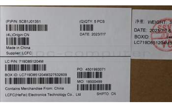 Lenovo 5CB1J01351 Tastatur inkl. Topcase ASM_RUSL82SFNF_CG_BL_PC