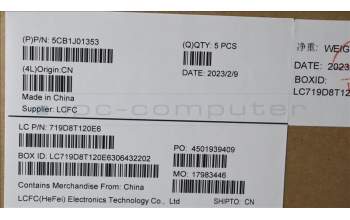 Lenovo 5CB1J01353 Tastatur inkl. Topcase spanisch L82SFNF_CG_BL_PC