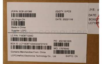 Lenovo 5CB1J01385 Tastatur inkl. Topcase spanisch L82SFNF_CG_NB_PC