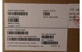 Lenovo 5CB1J01494 Tastatur inkl. Topcase ASM_FRAL82SFNF_SG_NB_PC