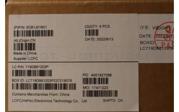 Lenovo 5CB1J01601 Tastatur inkl. Topcase ASM_LA SPA L82QC FP_AB