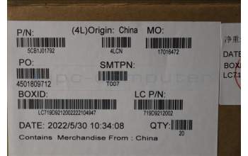 Lenovo 5CB1J01792 COVER Strip Cover L 82QG AG