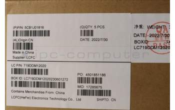 Lenovo 5CB1J01816 Tastatur inkl. Topcase ASM_UK L82QG FPAG