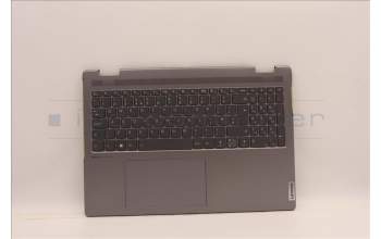 Lenovo 5CB1J01880 C-Cover with keyboard,UK English,Arctic Grey,Non_Fingerprint