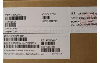 Lenovo 5CB1J01912 Tastatur inkl. Topcase ASM_UK L82QG NFPSG