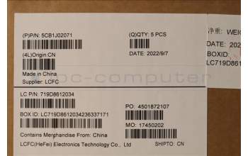 Lenovo 5CB1J02071 Tastatur inkl. Topcase ASM_FRA/ENG L82QE FPSB