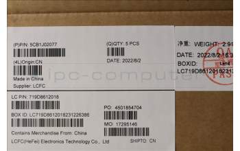 Lenovo 5CB1J02077 Tastatur inkl. Topcase schweiz L82QE FPSB